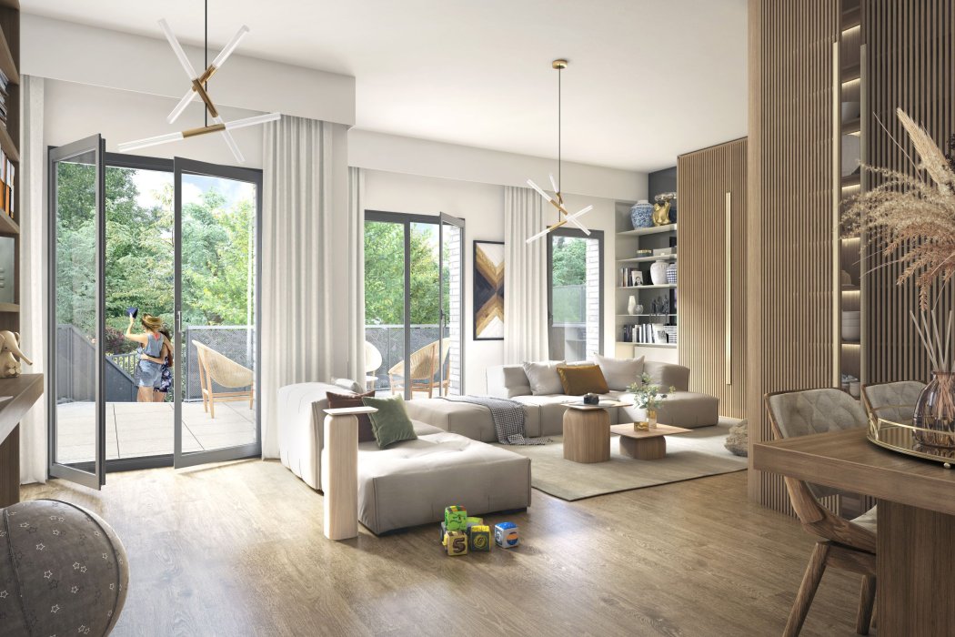 SURESNES_METAMORPHOSE_Perspective Intérieure 2022.04-076_I2_9 Métamorphose programme Immobilier à Suresnes
